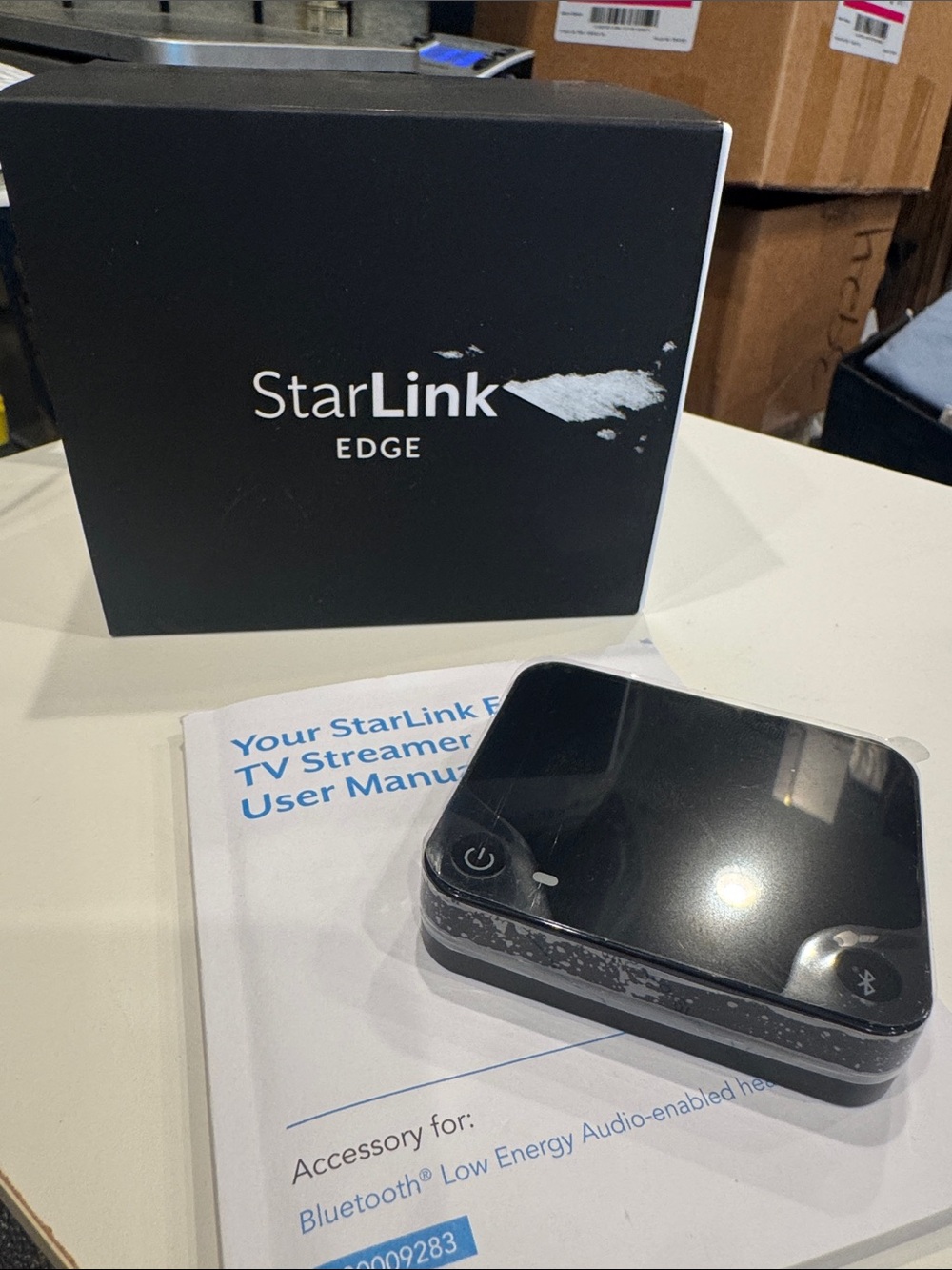 Starkey StarLink Edge TV Streamer for Hearing Aids – Brand New Open Box